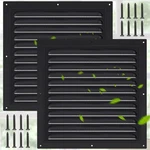 Pcs 12X12 Aluminum Attic Vents, Metal Gable, Mesh, Screen, Louver, Grille. Fixed Price $42.33.