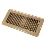 Jr Products 02-29015 4" X 10" Brown Metal Dampered Floor Register. Fixed Price $19.31.