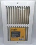 Everbilt 10 In. X 6 White Return Air Grille New Sealed. Fixed Price $5.49.