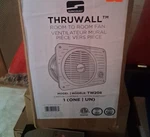 Suncourt Thru Wall Fan Variable Speed Hardwired Quiet Operation Rotating Grille. Fixed Price $59.99.