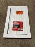 Everbilt 14 In. X 8 1-WAY Aluminum Adjustable Curved Blade Register New. Fixed Price $37.99.
