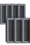 7 Pk Floor Registers Metal Heat Air Vent Covers For 4" X 12" Duct Opening. Fixed Price $25.00.