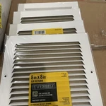 4 Everbilt X8 Air Return Sidewall-ceiling Cover Vent Grille Metal Paintable. Fixed Price $39.97.