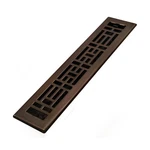 Decor Grates AJH214-RB Oriental Floor Register, 2X14, Rubbed Bronze Finish. Fixed Price $26.99.