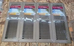 Truaire C150MB04X14 4IN.1-WAY Powder Coat Brown Steel Floor Register (pack Of 4). Fixed Price $59.99.