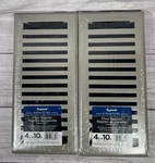 New Imperial RG3429 Floor Register 4X10 Satin Nickel Montezuma Metal Vent. Fixed Price $30.00.