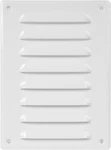 Europlast Metal System Steel Air Vent Cover Mesh Back 5.5" X 7.5" White New. Fixed Price $5.15.