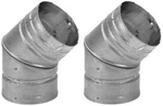 Duravent 3PVL-E45S 3" Pellet Stove Degree Elbows 360 Swivel Pack Of 2. Fixed Price $144.99.