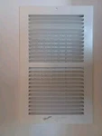 Everbilt 14 In. X 8 2-WAY Steel Wall And Ceiling Register, White. Fixed Price $8.99.