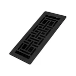 Decor LAJH412-BLK Low Profile Grates, 4X12, Textured Black Finish. Fixed Price $26.26.