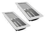 Rocky Mountain Goods 4" X 10" Floor Vents 2 Pack - Heavy Duty Walkable .... Fixed Price $23.66.