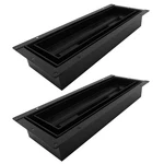 Fittes Flush Floor Vent Lite Abs Plastic Hvac Air 4X12 Inch, Matte Black. Fixed Price $172.65.