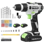 Faboka 21V Cordless Set Power Kit 2X 2.0AH Battery - Scratch & Dent. Fixed Price $35.61.