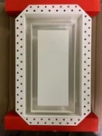 Fittes 14"X 8" 1-WAY Steel Satin White Sidewall/ceiling Register DWALL8X14SWH-HP. Fixed Price $92.79.