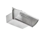 *defect* Lambro Exhaust Wall Vent Aluminum. 3.25" 10". Model # L1065. Fixed Price $24.99.