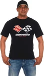 Jh Design Mens Chevy Corvette T-shirt C3 Series Logo Black Crew Neck. Fixed Price $24.98.