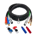 Kootans 15FT 3 Abs 7 Way Electrical Cable And Rubber Air Line Hose Wrap .... Fixed Price $127.56.