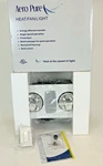 New Aero Pure A515A White Quiet Bathroom Exhaust Fan, Heat, Light, With Switch. Fixed Price $219.00.
