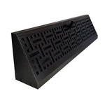 Triangular Metal Decorative Baseboard Register - Oil Rubbed Bronze Finish. Fixed Price $57.02.