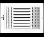 14" X 10" 3-WAY Air Supply Grille Vent Cover & Diffuser Flat Stamped Face. Fixed Price $17.99.