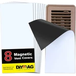 Diymag 8PACK Strong Magnetic Covers, Decorativevents 5.5'X12'-8P, White. Fixed Price $28.64.
