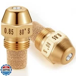 Morningro 2 Pcs Solid Oil Burner Nozzle 0.85-80 Replacement Spray Brass. Fixed Price $34.99.