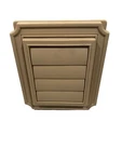 (4-PK) Mid America Model M00030801069 Scallop Exhaust Vent Tan 4". Fixed Price $28.90.
