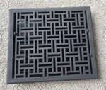 Signature Hardware 398289 Cast Iron Floor Register - 12" X 14" In Black. Fixed Price $84.00.