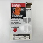 Everbilt Cooler Cover Side Discharge Evaporative Polyester 37" X 45" Brown. Fixed Price $37.84.