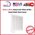 20 In. X Return Air Filter Grille Steel Hvac Vent Cover. Fixed Price $39.49.