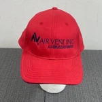 Air Vent Inc Baseball Hat Strapback Cap Adjustable Red Navy Gibraltar Company. Fixed Price $7.27.