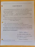 Hockey Contract Curtis Adkisson & Dick Larkins Signed 1966 Ohio State Miami (oh). Fixed Price $249.96.