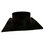 6'' Inch Air Duct Connector Flange Straight Ventilation Pipe Black Metal. Fixed Price $12.00.
