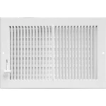 Imperial RG0299 Multi-shutter Register, 7-1/4 In 13-1/4 W, Steel, White. Fixed Price $27.08.
