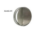 (4 Pck ) Master Flow 7 In. X Butterfly Damper-. Fixed Price $39.95.