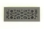 Hampton Bay Elegant Scroll 4 In. X 12 Steel Floor Register Matte Black. Fixed Price $28.99.