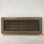 Reliabilt Metal Floor Register 4"X12" - Brown/paintable #0066951 New. Fixed Price $15.95.