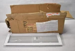 Lot Of 4 Truaire Fixed Bar Return White Metal Grille 22" 6" Aluminum. Fixed Price $39.99.
