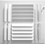 6"W 6"H 4-WAY Fixed Curved Blade Air Supply Diffuser Vent Duct Cover Grill. Fixed Price $39.19.