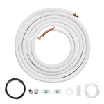 Vevor Mini Split Line Set 1/4"X3/8" X25 Ft Copper Tubing Ac W/ Connection Cable. Fixed Price $110.90.
