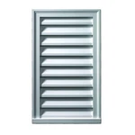 Fypon 12" X 24" Rectangular Polyurethane Weather Resistant Gable Louver Vent. Fixed Price $114.12.