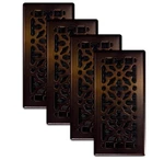 Decor Grates AGH410-RB Gothic Floor Register 4X10 Inches, Pack, Rubbed Br.... Fixed Price $50.00.