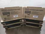 Master Flow Automatic Foundation Vent 16 X8 Black Fvrabl New, Total. Fixed Price $119.99.