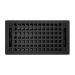 Madelyn Carter Contemporary Artisan Style Vent Cover, Solid Cast Steel, 6X10". Fixed Price $66.36.