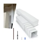 Topown Metal Hvac Lines Cover For Central Air Conditioner 6X4"X8.5FT Li.... Fixed Price $130.06.