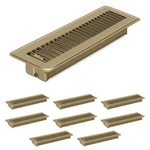 4 Pcs Floor Vents Registers 2X10 Inch, Heavy Duty Metal Heat Air. Fixed Price $80.72.