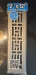 Decor Grates AJH212-GM Oriental Floor Register 2X12 Inches Gun Metal Gray New. Fixed Price $14.99.