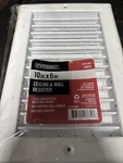 Everbilt Wall/ceiling Register Vent Inch Adjustable Way - E210VM10X06.. Fixed Price $7.00.