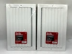 2 Pack Everbilt 14 In. X 8 1-WAY Aluminum Adjustable Curved Blade Register. Fixed Price $59.99.