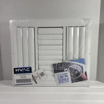 Hvac Premium 3-WAY Aluminum Adjustable Air Supply, 12"X10" White. Fixed Price $8.99.